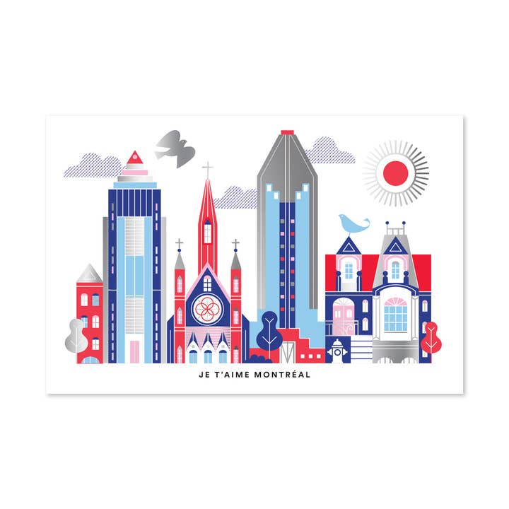 Paperole - Wholesale Postcard - JE T’AIME MONTRÉAL — Postcard