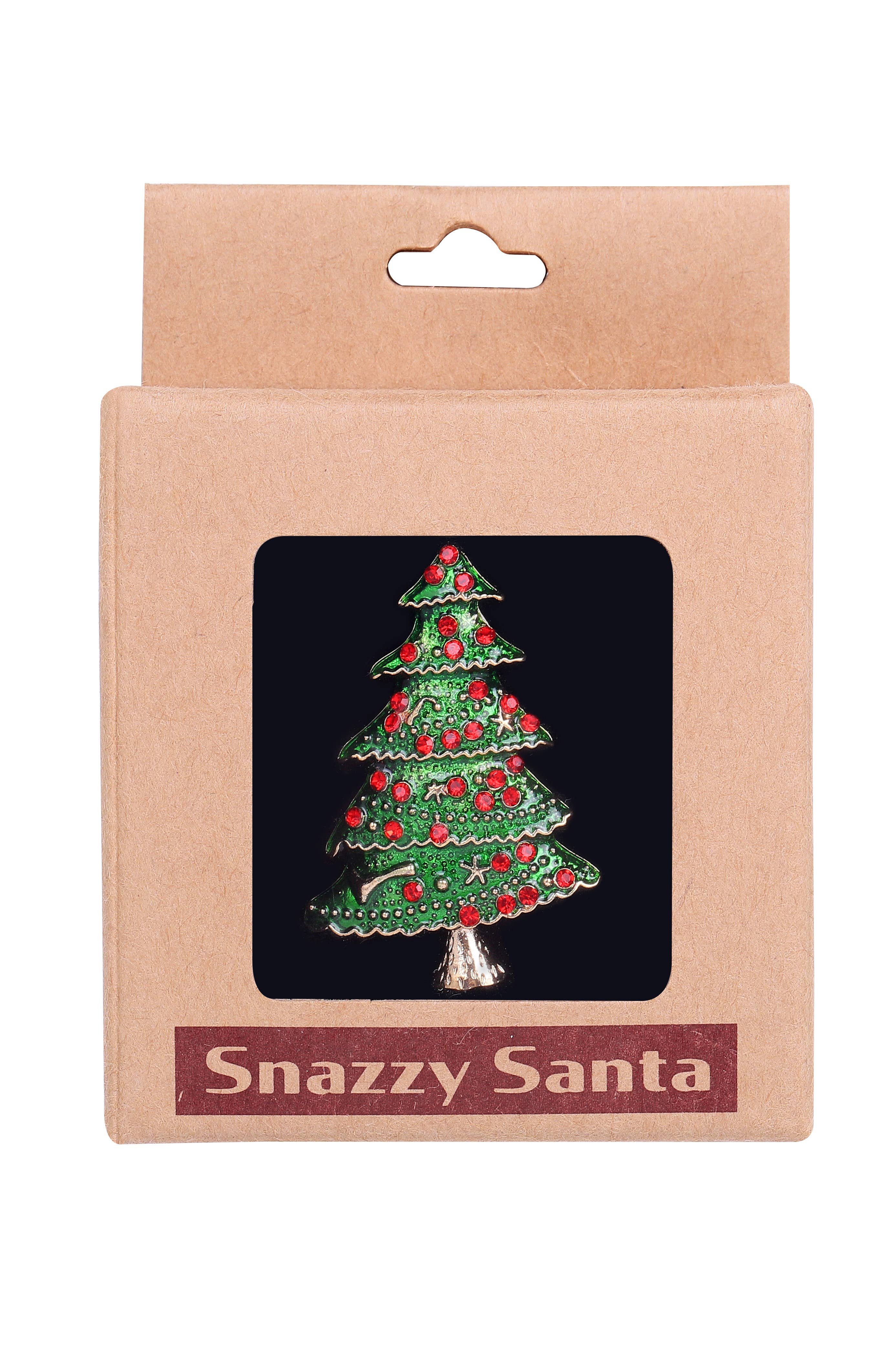 Snazzy Santa – Großhandel Broschen – Weihnachtsbrosche „Weihnachtsbaum“4