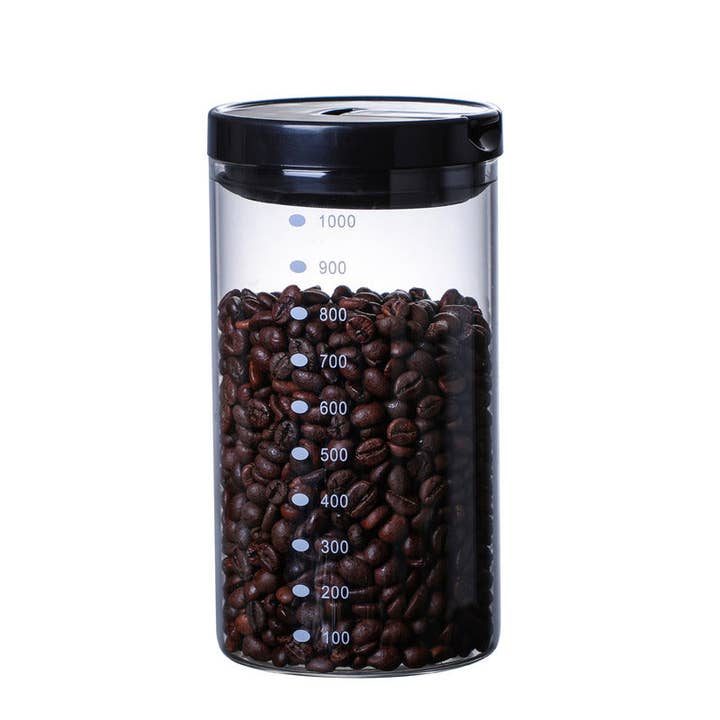 Glass Storage Coffee Tea Airtight Jar for wholesale by Wonders Emporium Coffee Co.