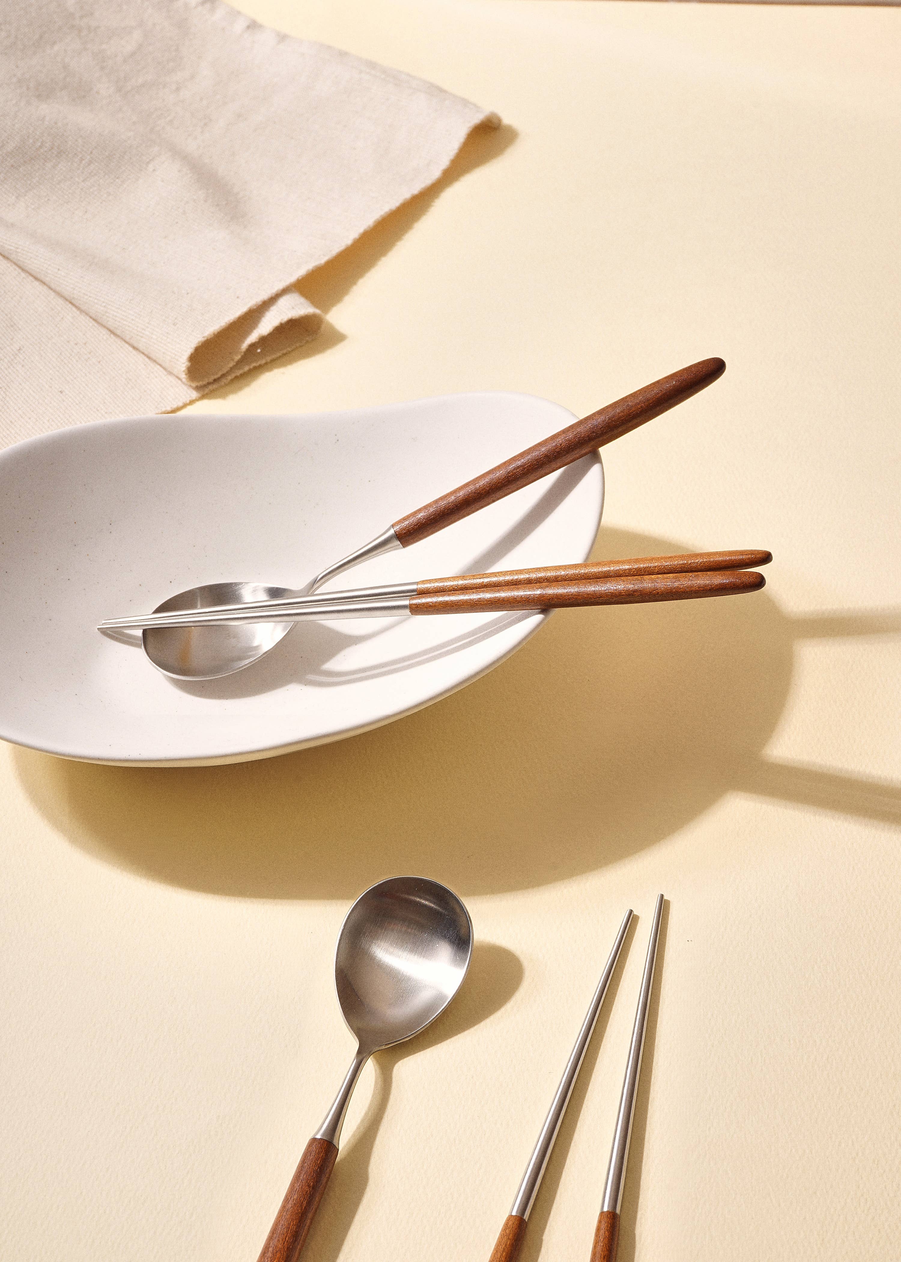 Korea Table - Wholesale Assorted Cutlery Set - Honey Maple Cutlery20