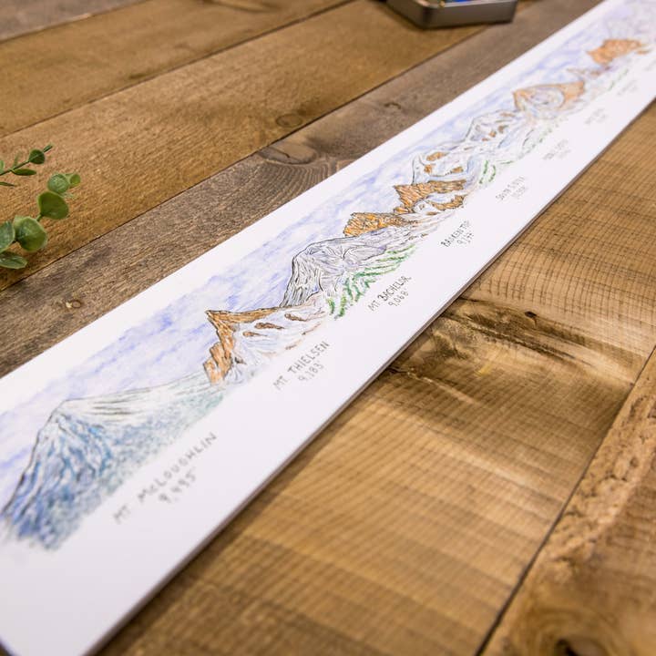 Hiker Booty - Wholesale Art Print - Oregon Mountainscape2