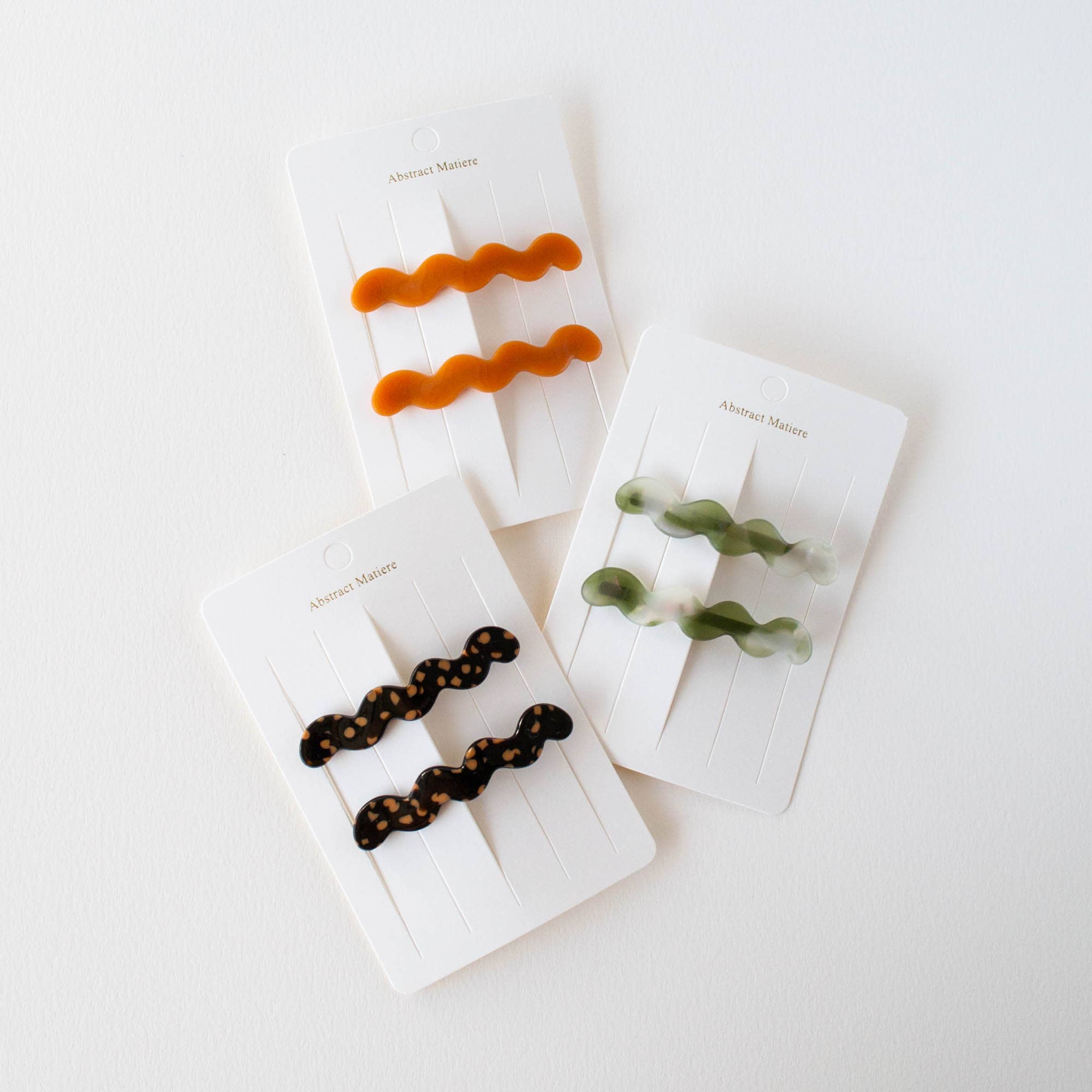 Tiepology - Wholesale Hair Pin - Eco Cloud Wave Slide Hair Pin Set24