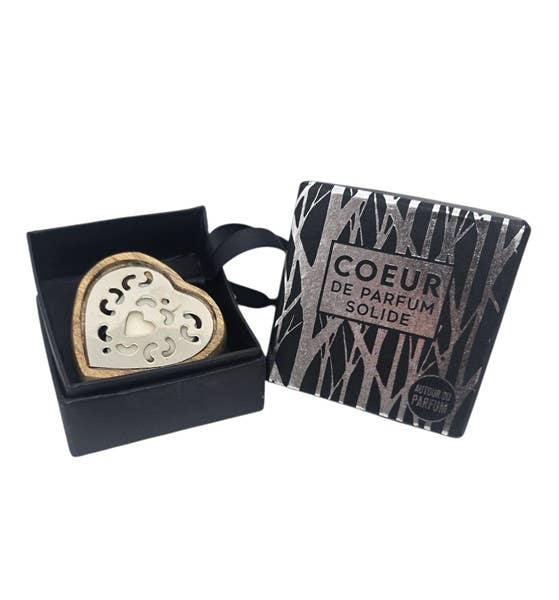 Autour Du Parfum - Vente Parfums solides - Petit Coeur BOIS&ARGENT de Parfum solide -plusieurs parfums4