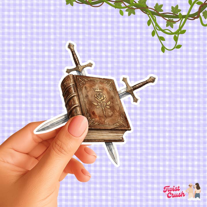 Book and swords pour la vente par Twistandcrush