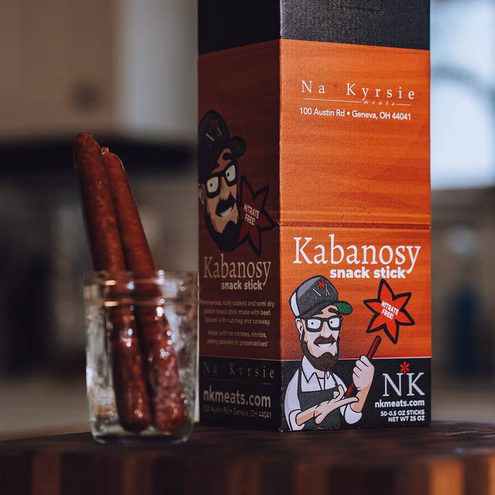 Kabanosy - Nitrate Free Beef Snack Stick for wholesale by Na*Kyrsie Meats