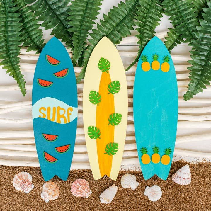 Woodpeckers Crafts - Wholesale Cutouts - Wood Surfboard Cutout, 12"