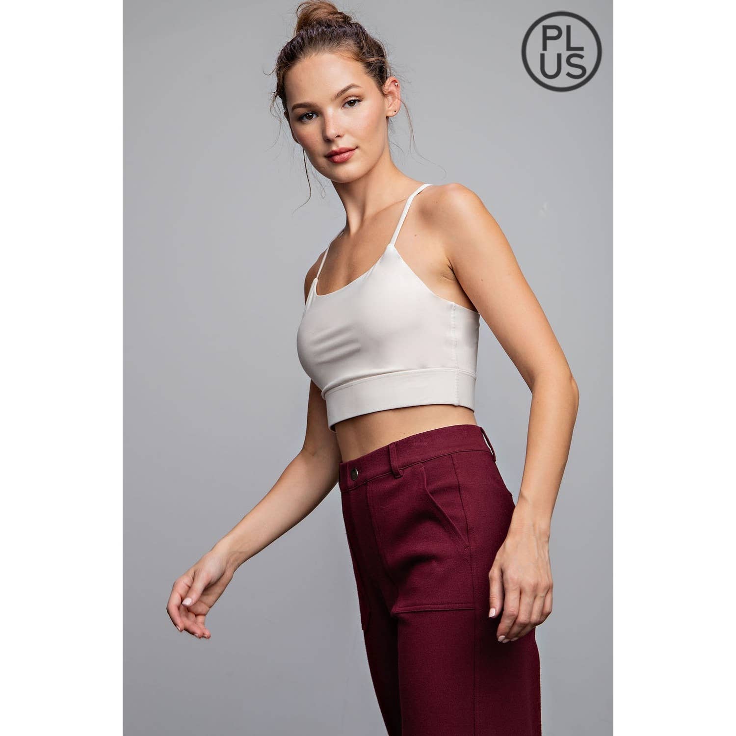 Rae Mode - Wholesale Sports Bra - Women's - PLUS SIZE BUTTER SPORTS BRA WITH ADJUSTABLE STRAP24