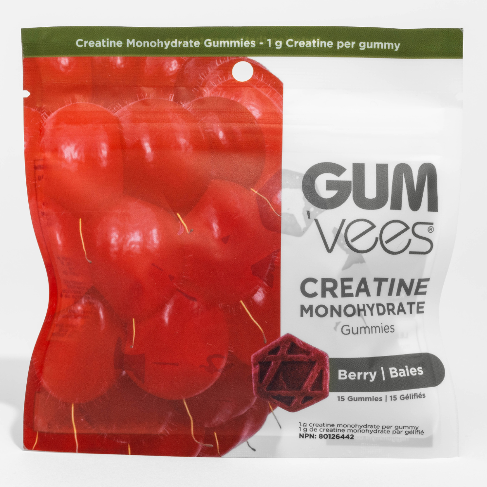 GUM'vees – Engroshandel Kosttilskud og vitaminer – Creatin-gummier – krukke med 90 stk.3