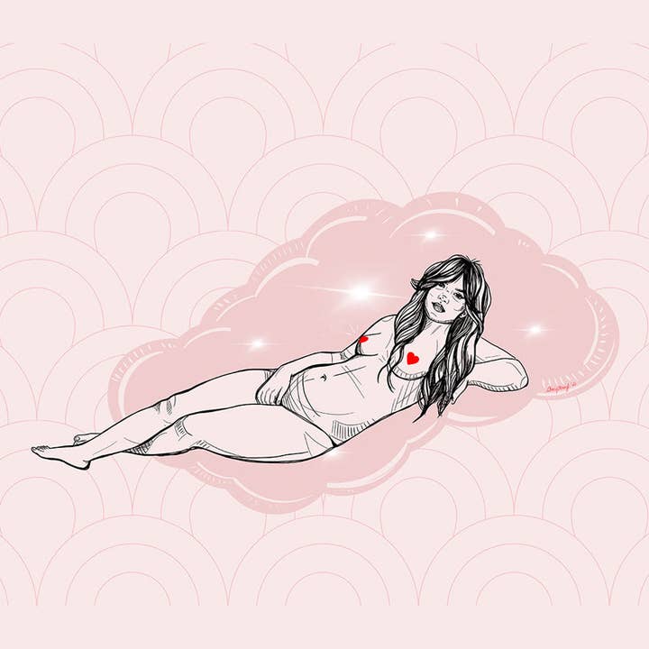 På Cloud 9 Kunsttryk for engroshandel hos Stacy Marie Stranzl