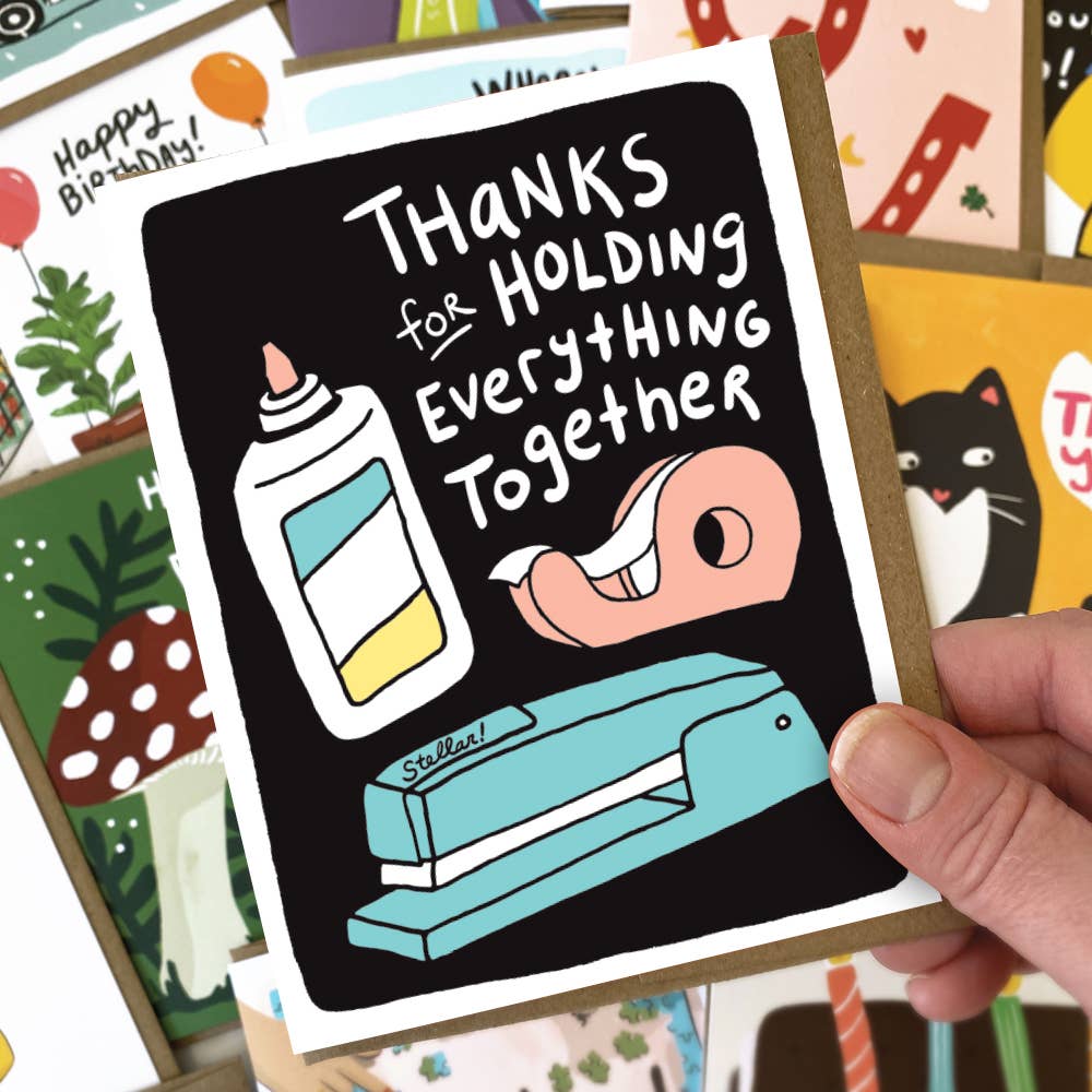 Kat French Design - Wholesale Thank You Card - Hold Together Office Supplies - Thank You Card1