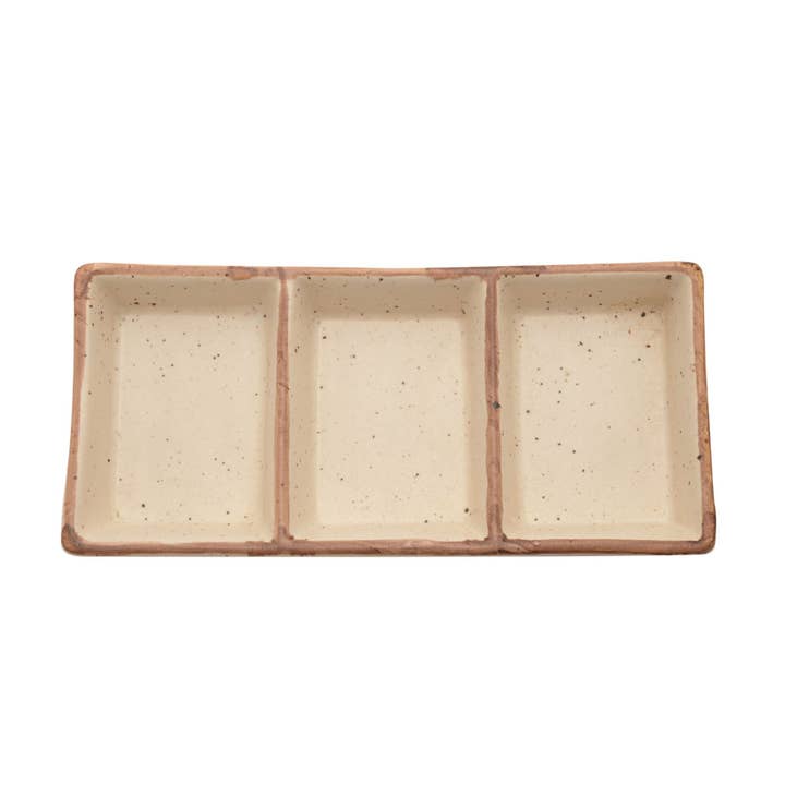 WIDDOP and Co. US - Wholesale Serving Utensil - **MULTI 2** Hestia Serving Tray with 3 Sections3
