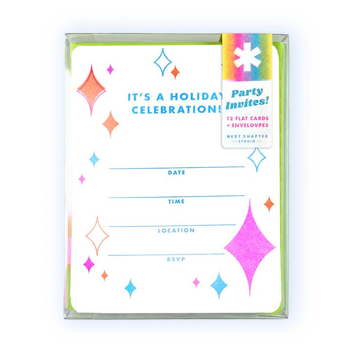 Preencha a Festa de Férias em Branco Riso por atacado de Next Chapter Studio