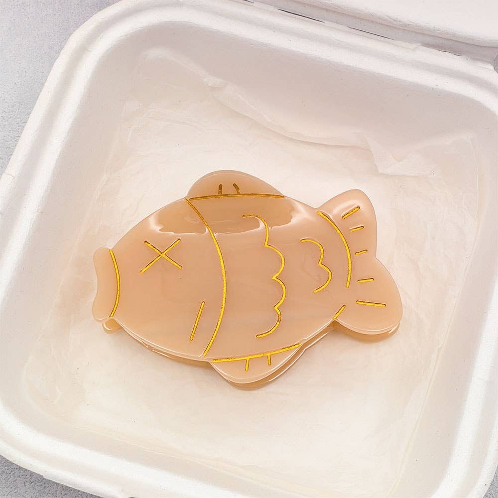 SoapElenGlen - Wholesale Hair Clip - Women's - Fun Sushi Series Hair Clip, Octopus Acetate Claw Clip0