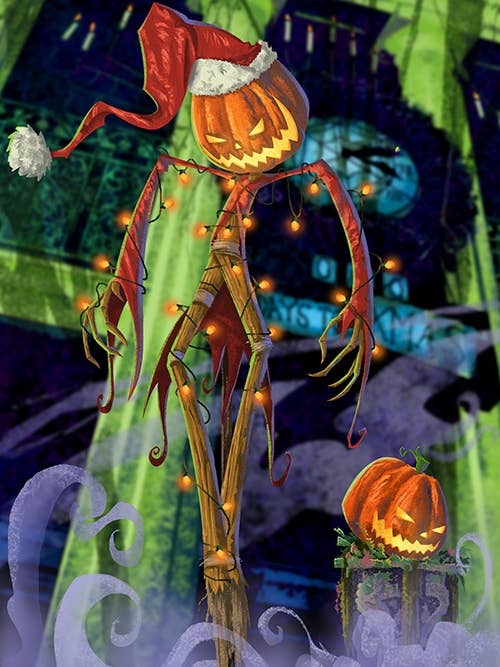 THE JACKOLANTERN Galleri Kvalitet Strakt Lærred Kunsttryk for engroshandel hos Black Market Art