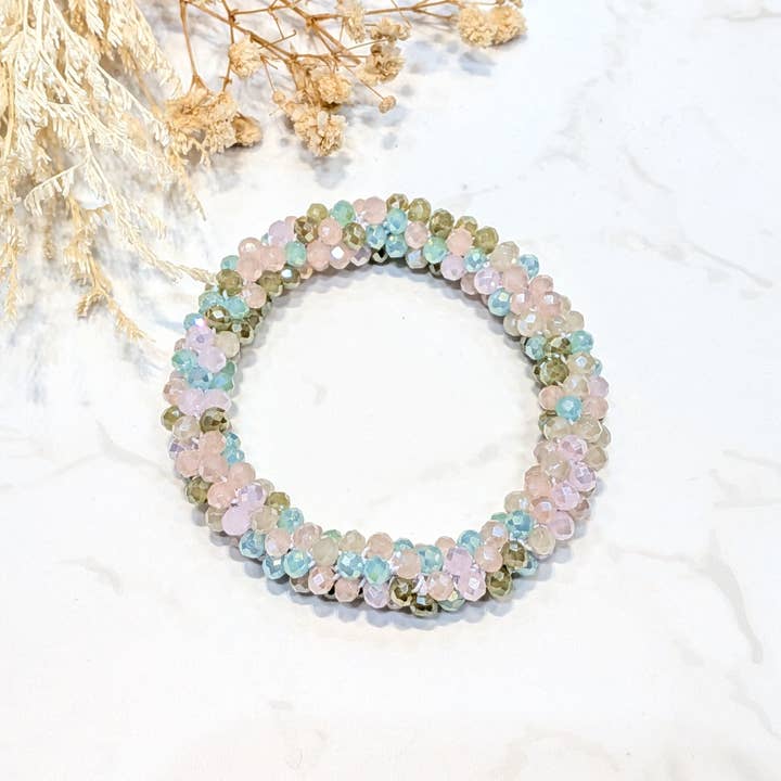 LOLO & YAYA - Wholesale Link & Chain Bracelet - White-tone crystal effect bracelet7