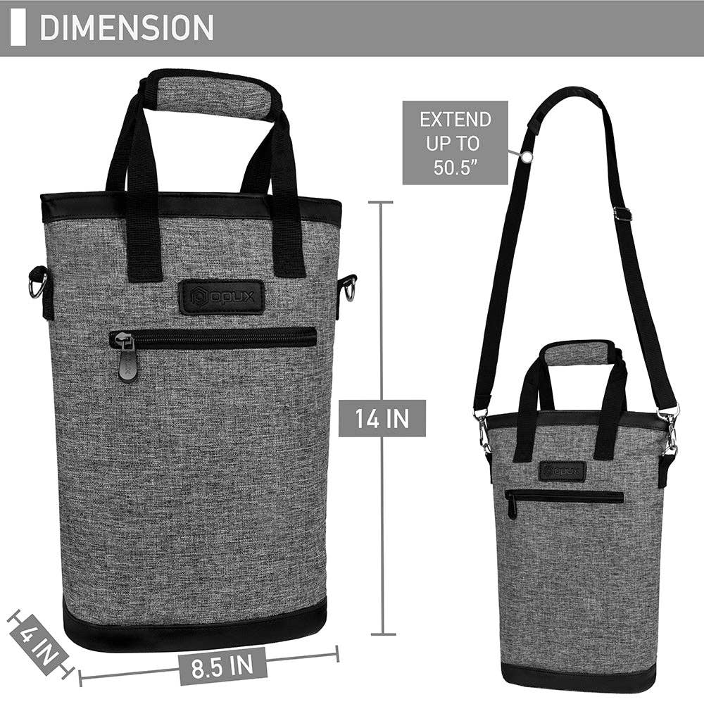 OPUX – wholesale Vinkasse – Klassisk vinväska för 2 flaskor38