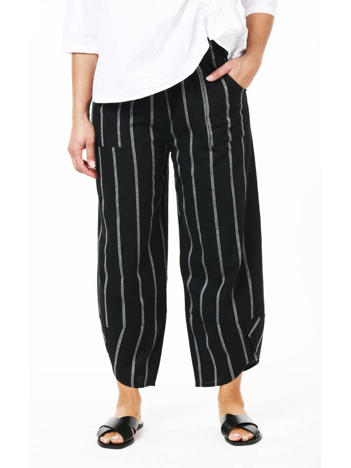 Tulip Clothing - Wholesale Pants - Women's - CV323 Ariana Pant in Hinsdale Stripe