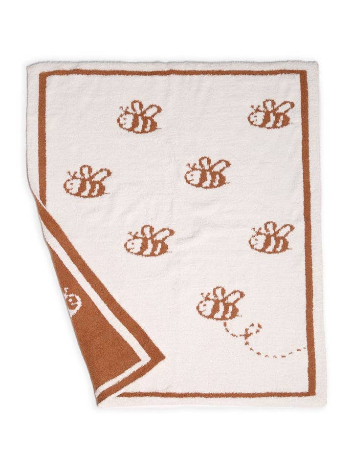 Manta Criança Luxury Cozy - Abelhas por atacado de Prep Obsessed Wholesale