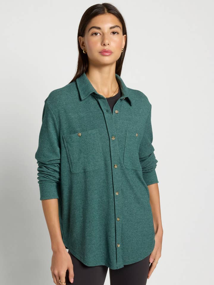 Intention Solid Knit Shirt for wholesale by Interval