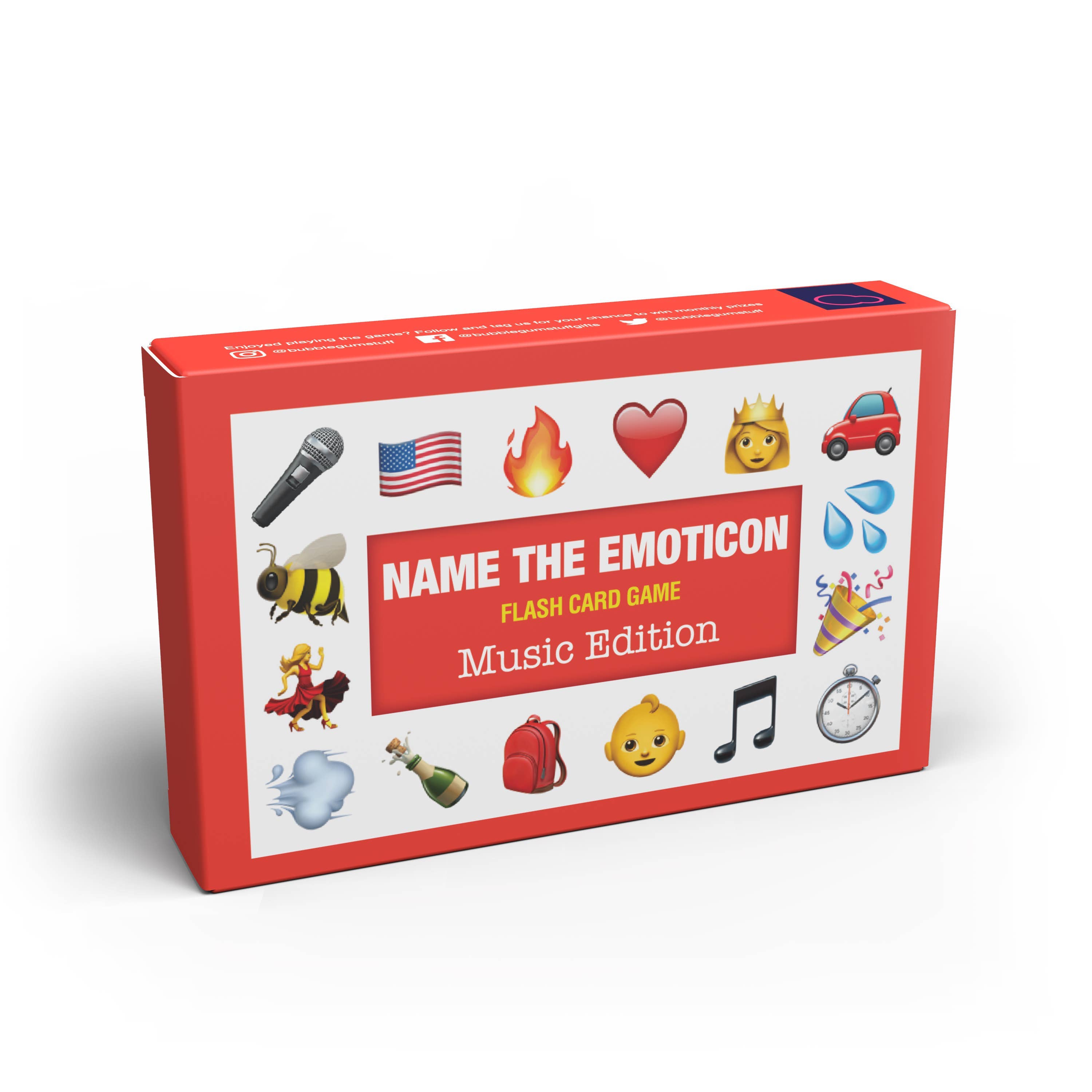 Bubblegum Stuff UK - Venta al por mayor Juegos de cartas - Nombra el Juego de Cartas de Emoticonos de Música | Trivia de Tarjetas4