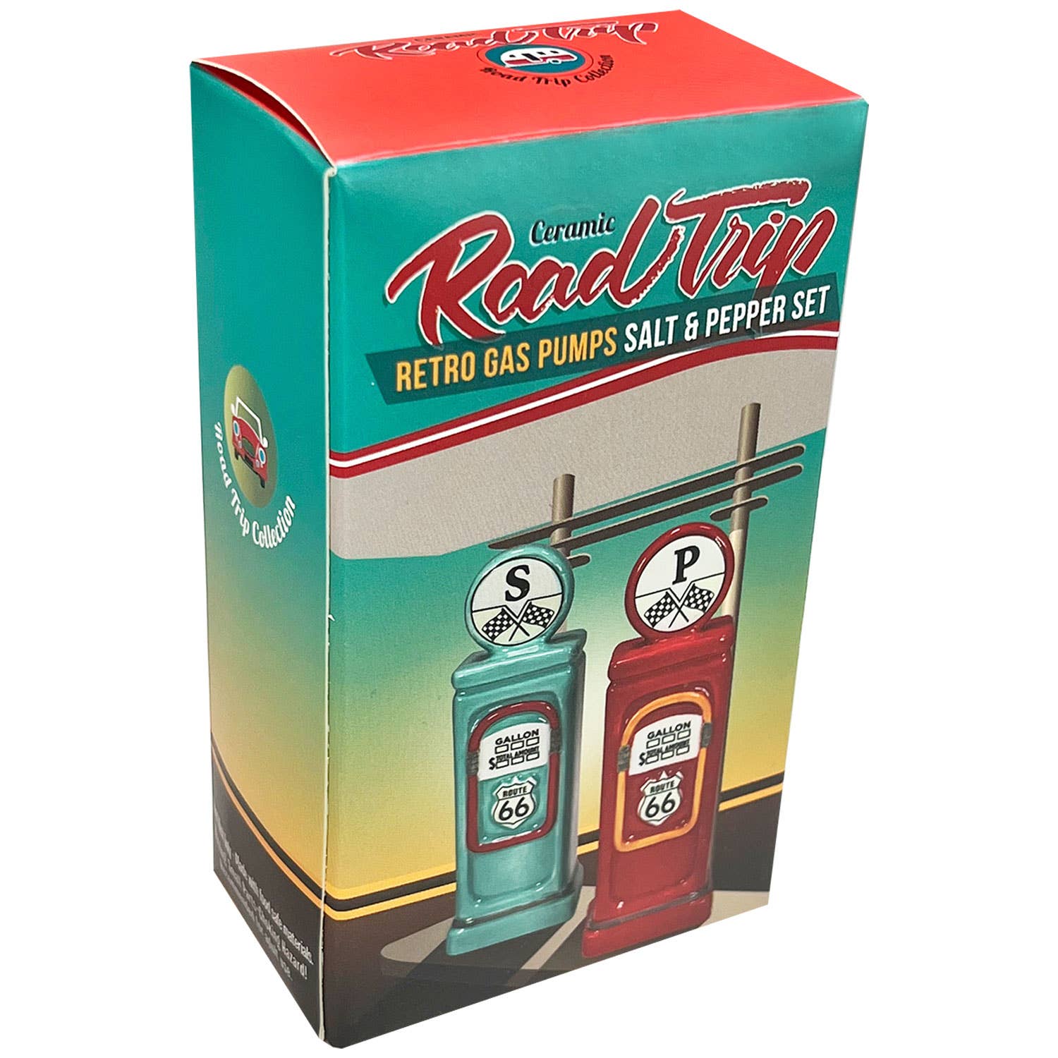 Streamline - Venta al por mayor Juegos de salero y pimentero - Juego de bombas de gas Road Trip S& P3