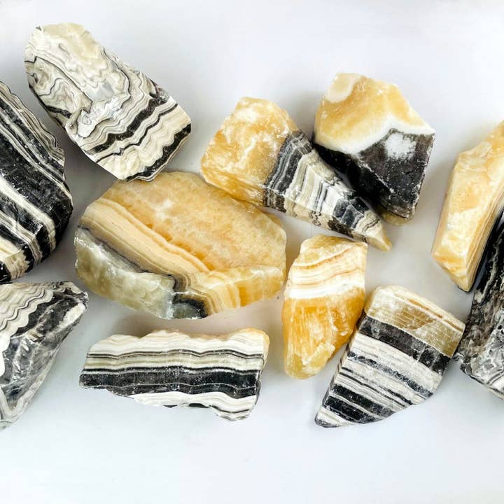 Rock Paradise - Wholesale Spiritual Stone/Crystal - Crystal Mexican Onyx Rough Stone - 5Kilo Bag (BLKBIN-08)