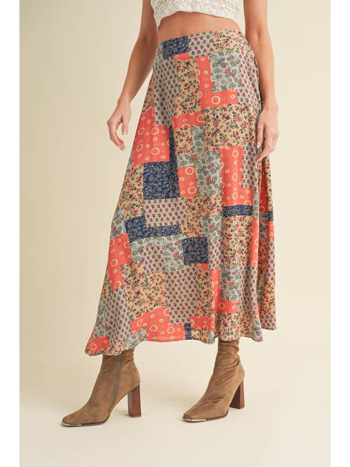 AEMI + CO - Wholesale Skirt - Women's - 773DN Bradyn Print Skirt15