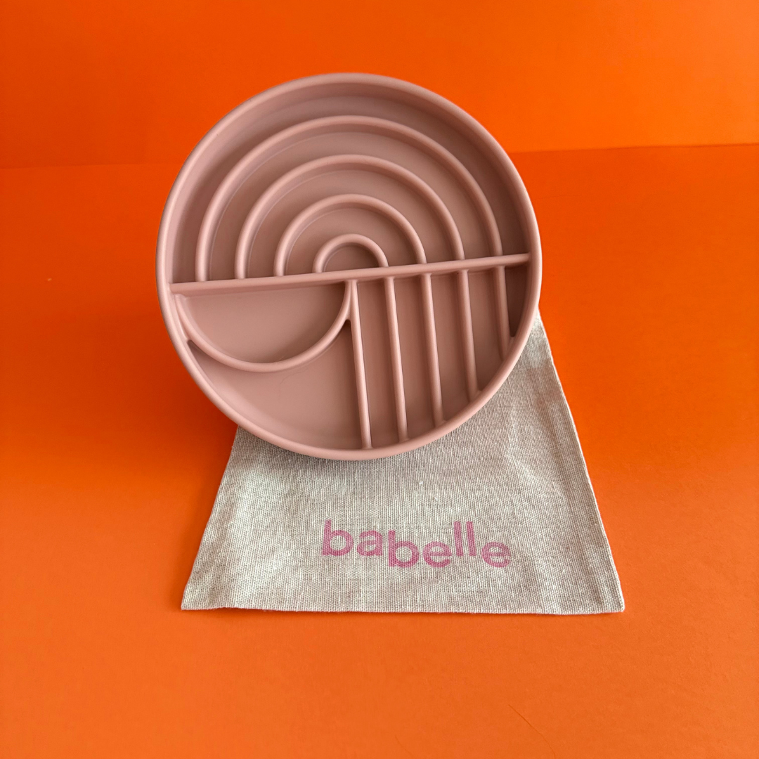 Babelle For Dogs - Wholesale Pet Food Mat - Dog - The Dreamy Lickmat - Old Rose 2