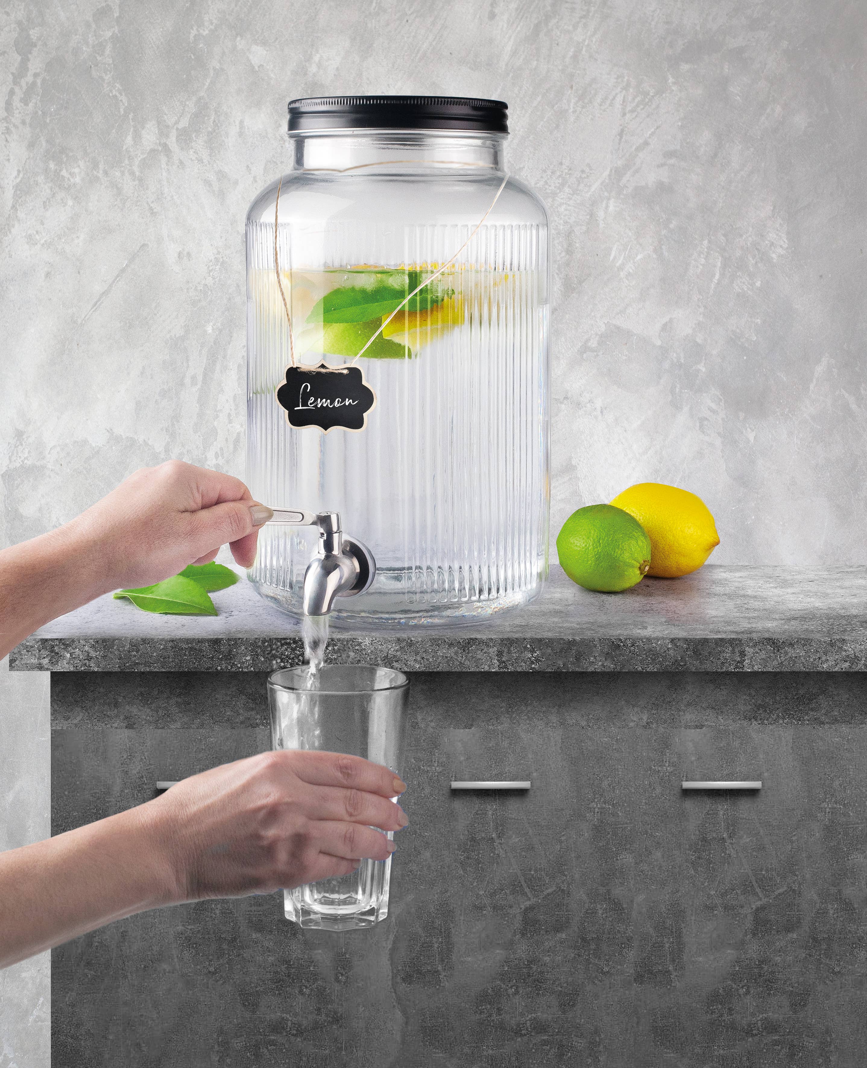 LACOR MENAJE PROFESIONAL S.L. - Wholesale Drink Dispenser - Stainless Steel 18/10 Dispenser Jar with Tap