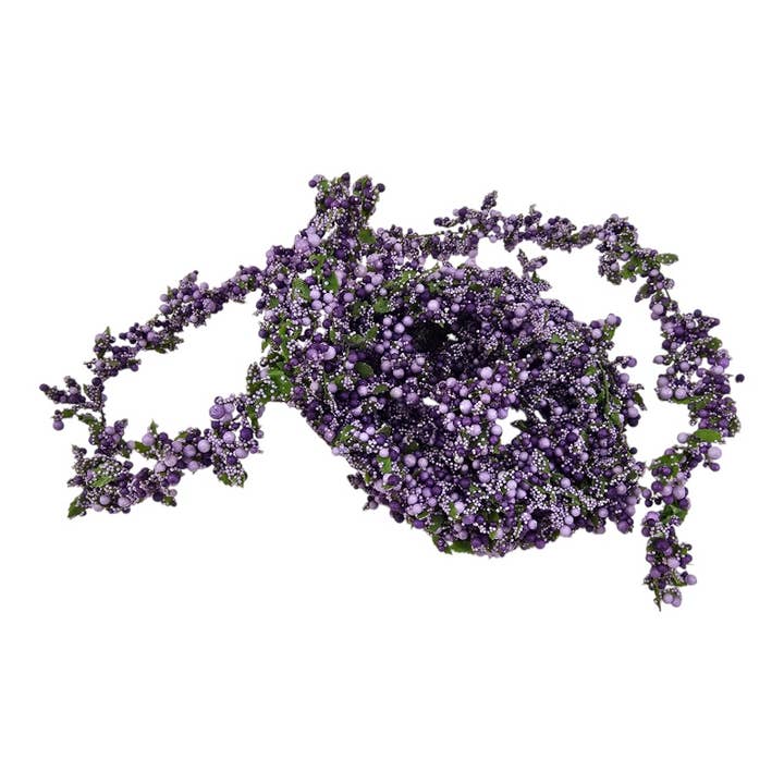 Guirnalda de bayas 3,80 mtr. lavanda para venta al por mayor de Floratexx