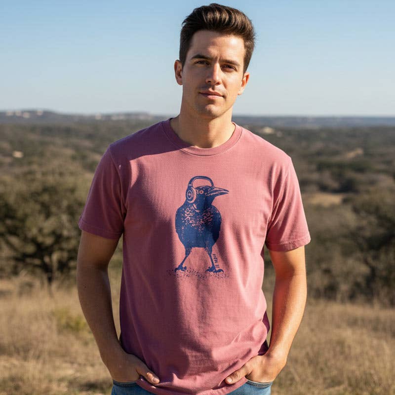 Gusto Graphic Tees - Wholesale Screen Printed T-Shirt - Unisex - Beats Austin Grackle T-Shirt | Comfort Colors 17177