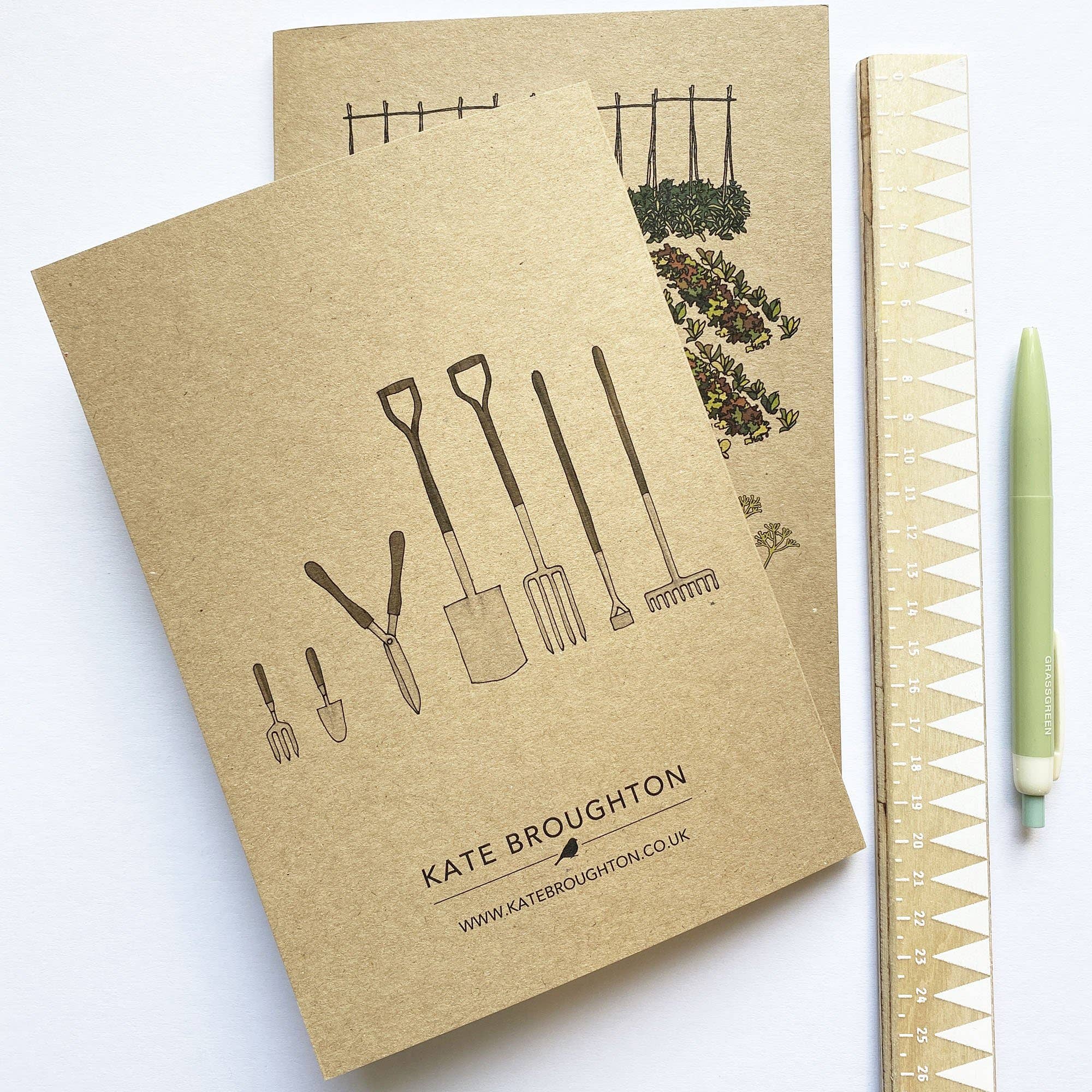 Kate Broughton – wholesale Notebook – Allotment Notebook - recycled & eco-friendly2