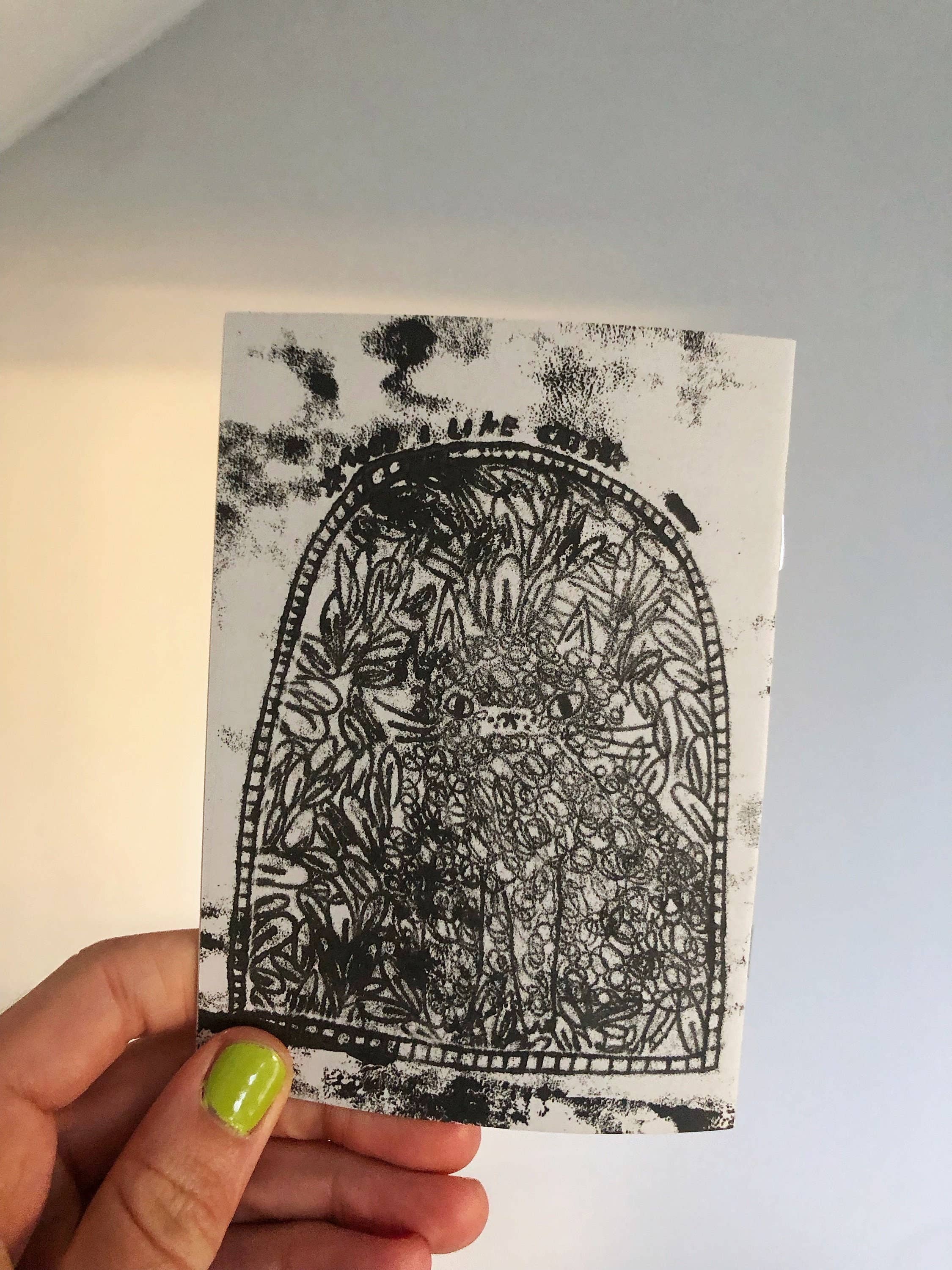 I LIKE CATS – Großhandel Comicroman – Mini-Zine 'Lämmelohren' aus Monodrucken5