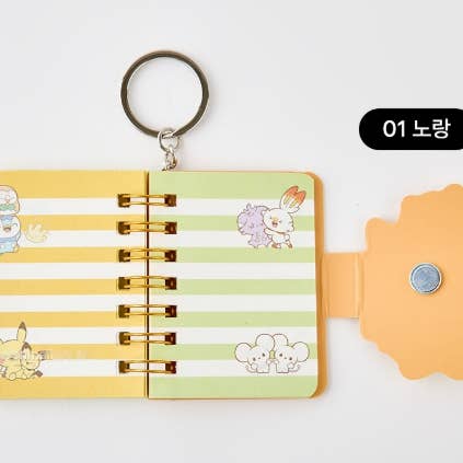 K-Wonderland – Engroshandel Notesbog – Pokémon Poképeace Mini Nøglering Notesbog3