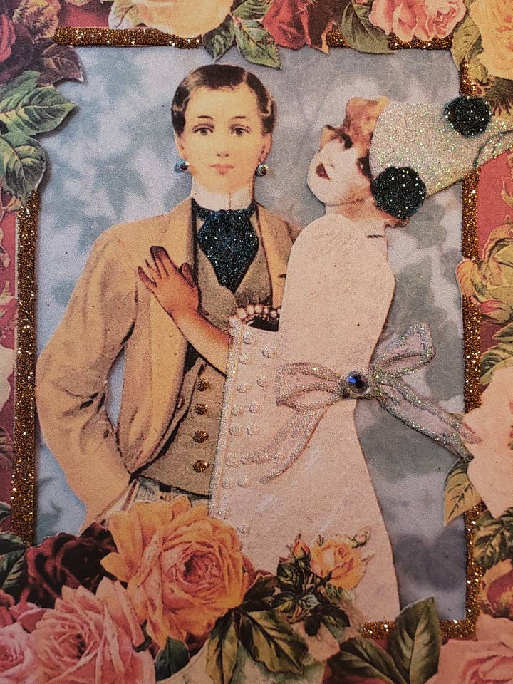 Carte de Saint-Valentin lesbienne, carte LGBTQ, carte lesbienne pour la vente par Erica DiPaolo Designs