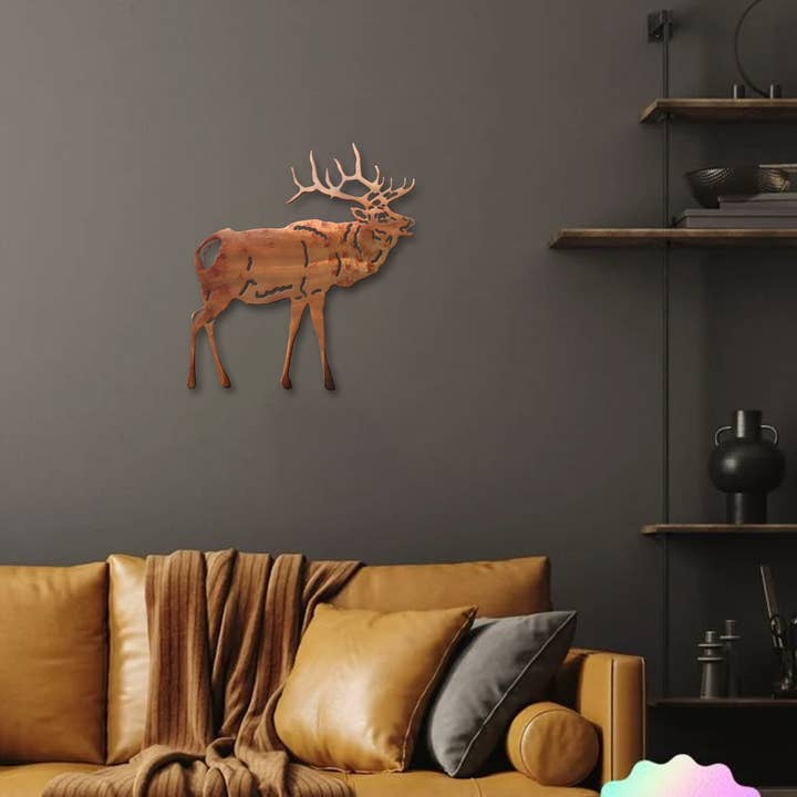 Stag Metal Wall Art for wholesale by Peterson Houseware & Artwares US