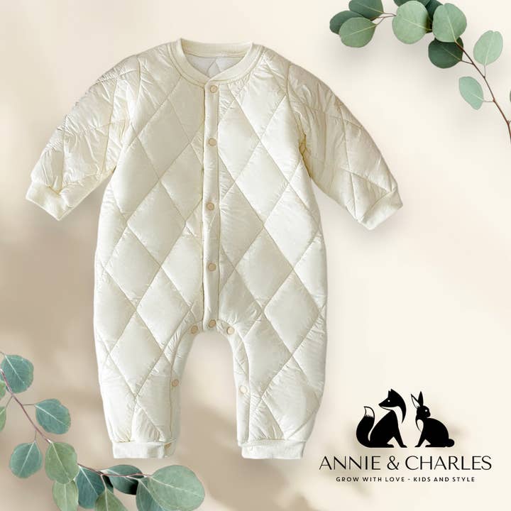Annie & Charles - Wholesale Jumpsuit - Baby - Annie & Charles® warm baby jumpsuit PASTEL