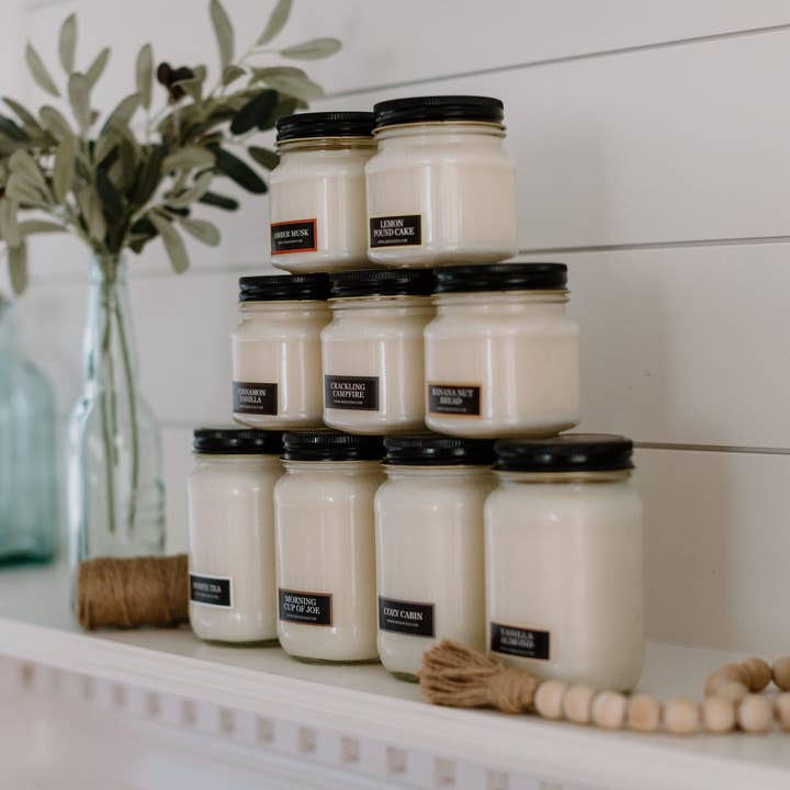 Be Blends | Soy Candles & Natural Products - Wholesale Jar/Filled Candle - Cozy Cabin Soy Candles | Vintage Farmhouse Candles | Home5