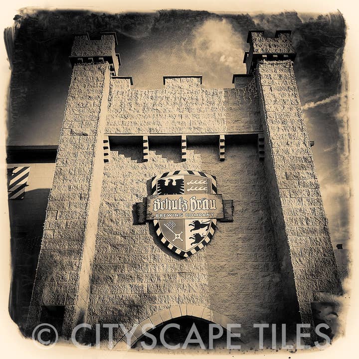 Cityscape Tiles - Wholesale Photograph - Knoxville Schulz Brau Brewery1