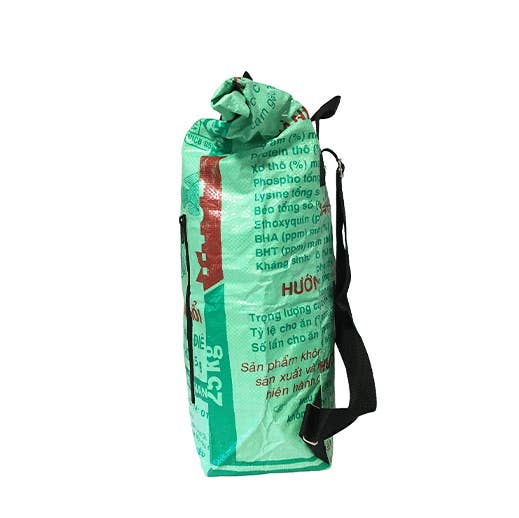 Upcycling by Bekos - Wholesale Backpack - Unisex - Upcycling - Courier backpack made from recycled fish feed bags2