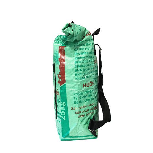 Upcycling by Bekos - Wholesale Backpack - Unisex - Upcycling - Courier backpack made from recycled fish feed bags2