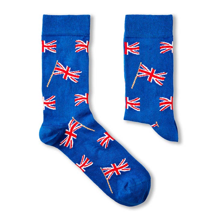 Urban Eccentric - Wholesale Socks - Unisex - Unisex Union Jack Waving Flag Socks