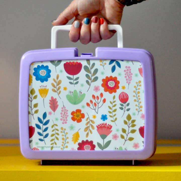 Floral Lunchbox for wholesale by Spotty N Stripy