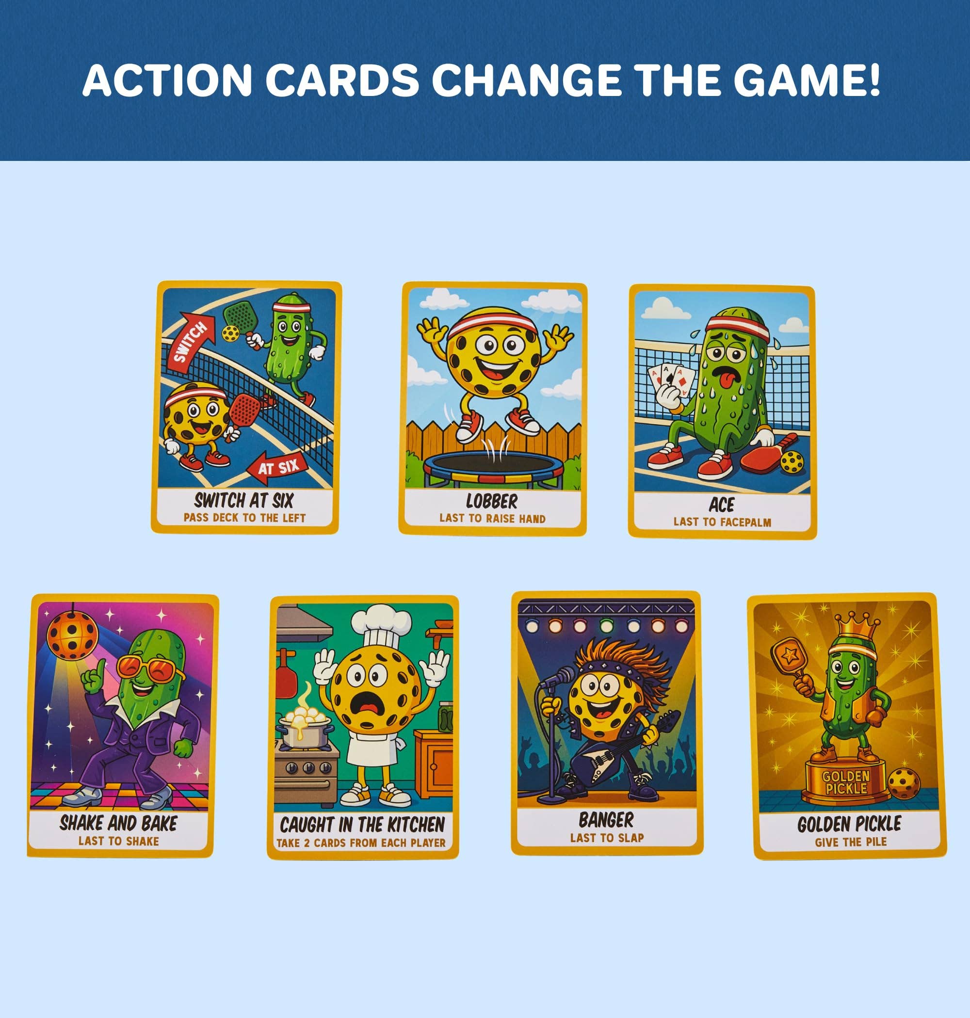 Clever Noodle - Wholesale Card Game - Slam Dink Pickleball Card Game4