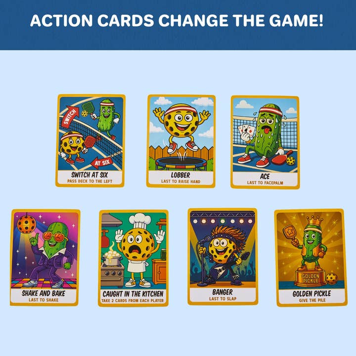 Clever Noodle - Wholesale Card Game - Slam Dink Pickleball Card Game4