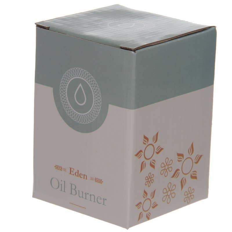 Puckator Ltd – Großhandel Öl-Wärmer – Grass Design Schwarzer Öl- und Wachsbrenner aus Keramik3