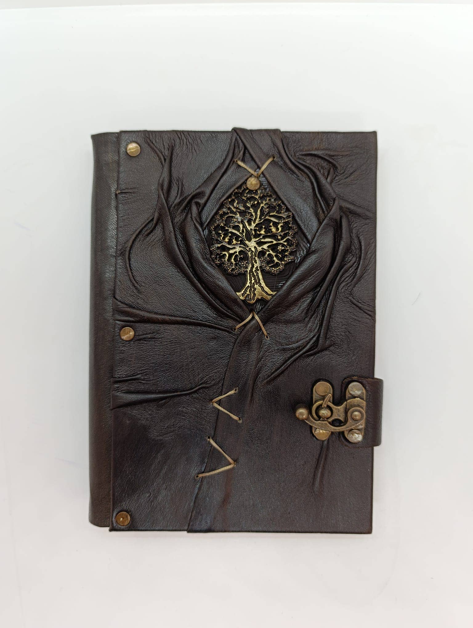 ML Marcaleather - Wholesale Journal/Diary - Tree of Life Leather Journal Crafted with Pen3