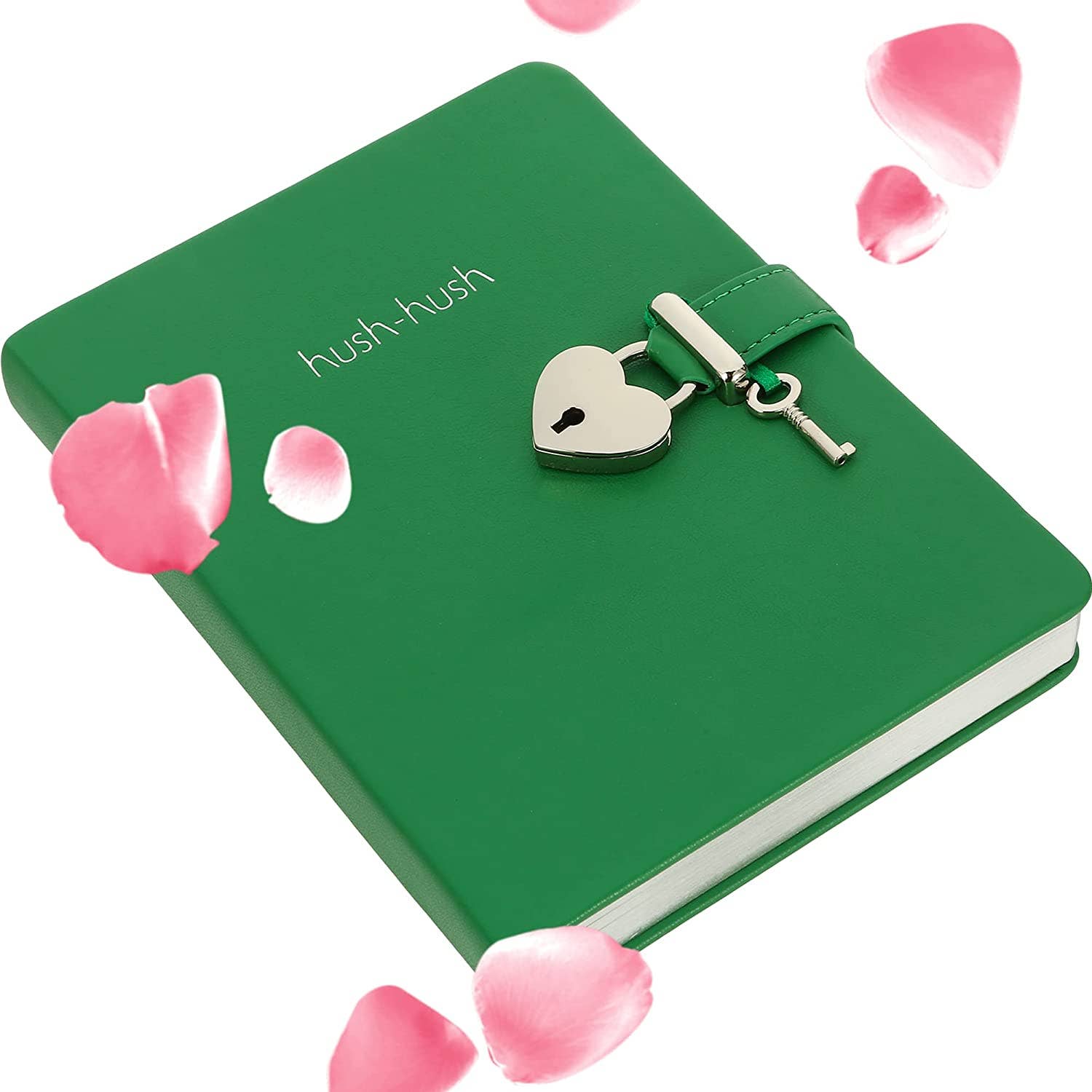 Victoria's Journals - Wholesale Notebook - Heart Lock Notebook with Key for Girls (Sherwood Green)4