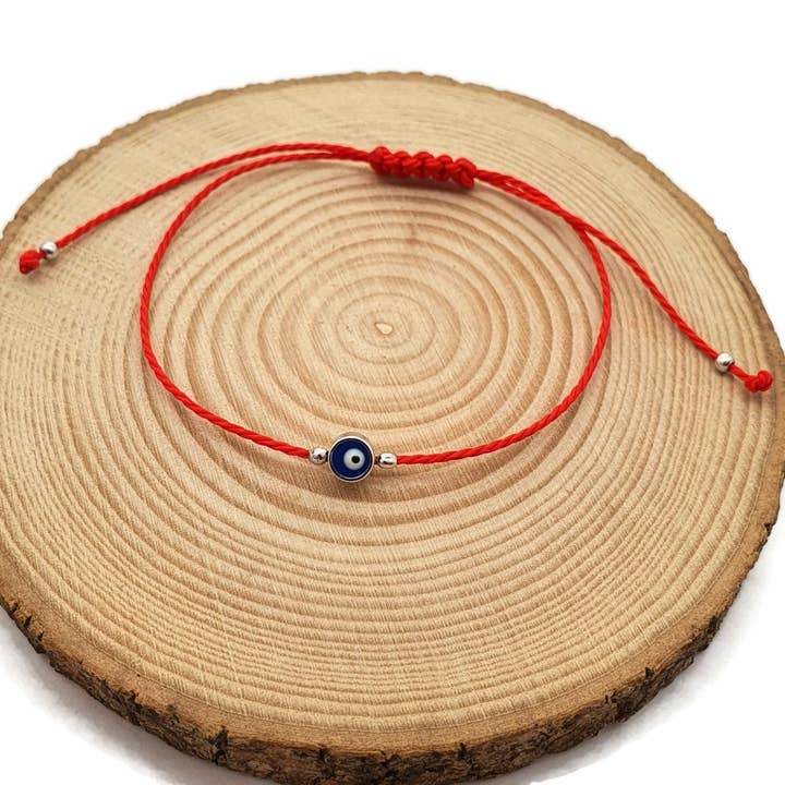 MYSTIC JEWELS - Wholesale Charm/Dangle Bracelet - Classic Good Luck Turkish Eye Bracelet with Enameled with