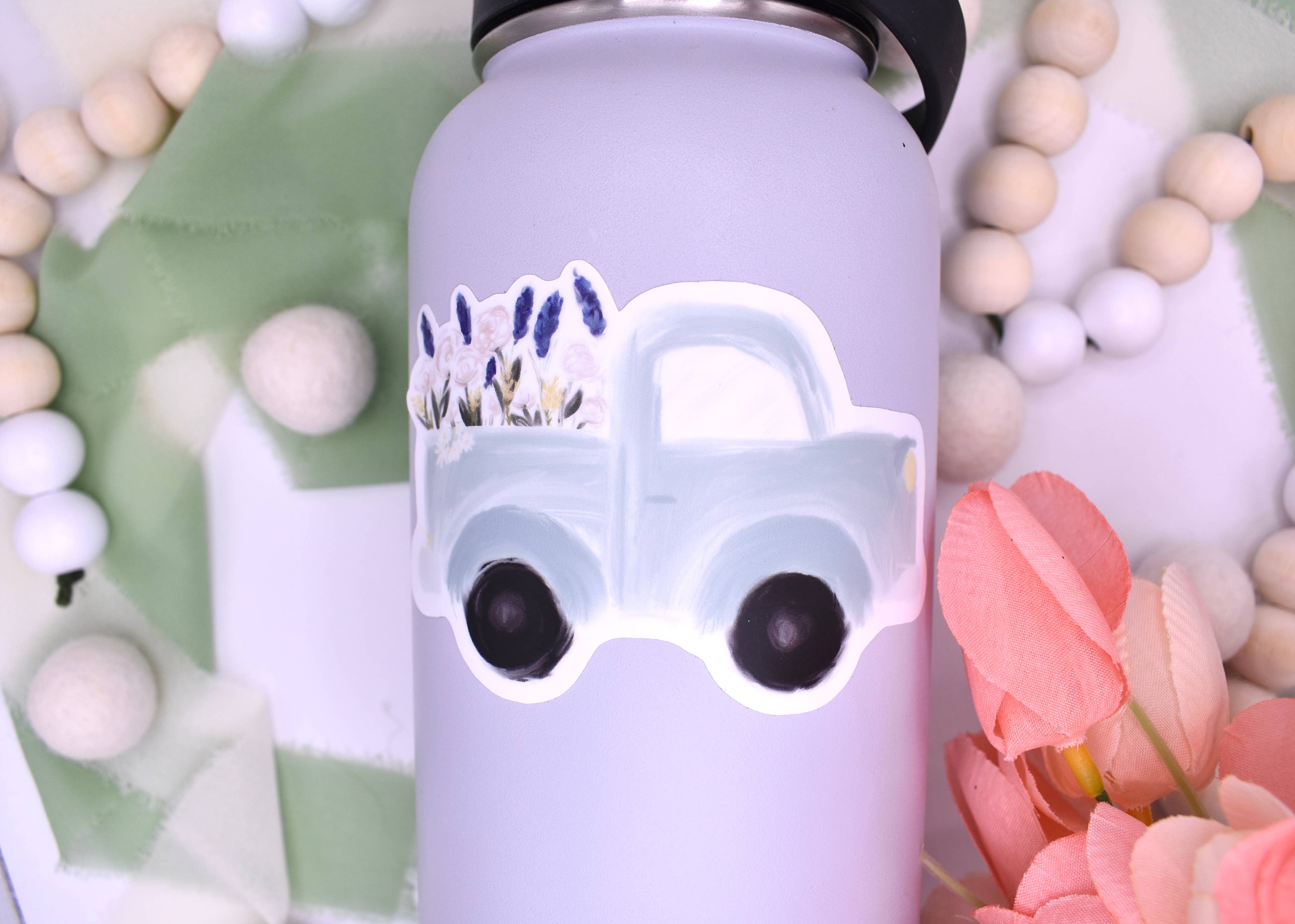 Sammy Jean Artist - Vente Autocollant - Autocollant Spring Truck, 4 x 2,48 po4